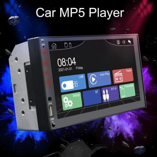 7inch Car Play MP5 Player Capacitive HD Automatic Telescopic Touch Screen Mirror Link MP3 Multi-media Player for Vehicles