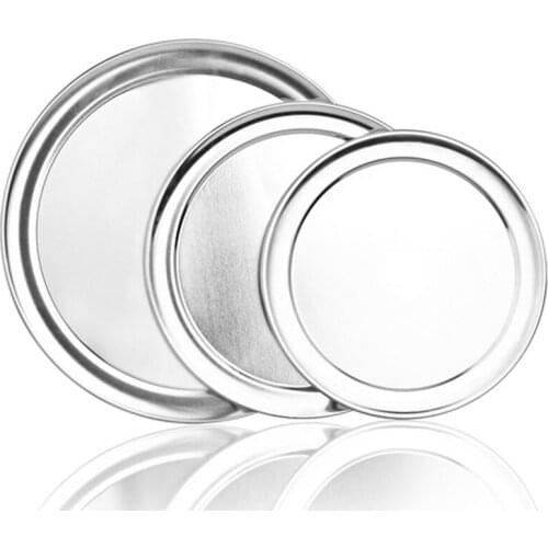 3pcs/lot Aluminum Pizza Pan 9''/10''/12'' Baking Tray Kitchen Baking Pan Pizza Making Tools Pastry Baking Accessories Bakewares