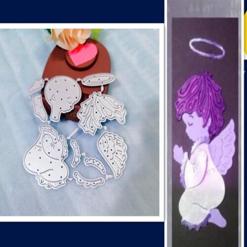 Angel child Metal Cutting Dies for DIY Scrapbooking Album Paper Cards Decorative Crafts Embossing Die Cuts