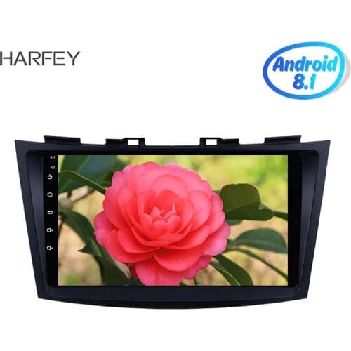 Harfey Android 8.1 car Auto Radio for SUZUKI SWIFT 2011-2013 9 inch GPS Audio support OBD2 DVR Bluetooth Music USB WIFI 2din