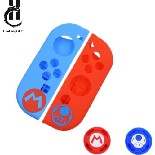 Newest Silicone Rubber Skin Case Cover For Nintend Switch Joy Con Controller For NX NS Joycon Anti-slip Soft Case