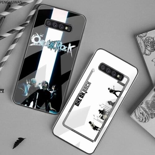 PENGHUWAN ONE OK ROCK Phone Case Cover Tempered Glass For Samsung S20 Plus S7 S8 S9 S10 Plus Note 8 9 10 Plus
