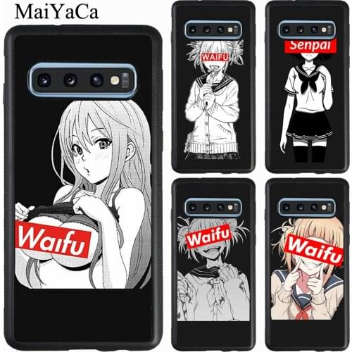 Sugoi Senpai Anime Waifu Case For Samsung Galaxy S20 Plus S10 S9 Note 20 Ultra A51 A71 A31 A21S A20e A40 A50 A70 M31