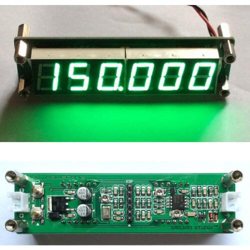 DYKB PLJ-6LED-H 1MHz to 1000MHz RF Frequency Counter Cymometer meter measurement LED Digital Display FOR Ham Radio amplifier