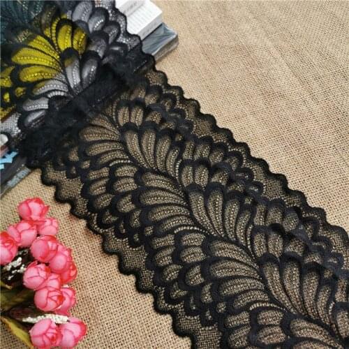 E2820-3*high quality lace lace ribbon 16cm wide stretch African lace lace ribbon used for crafts decoration Diy