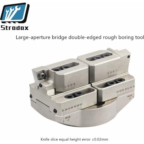 Bridge type large-aperture double-edged rough boring tool Bridge type large-aperture fine-tuning fine boring cutter BT40 DM