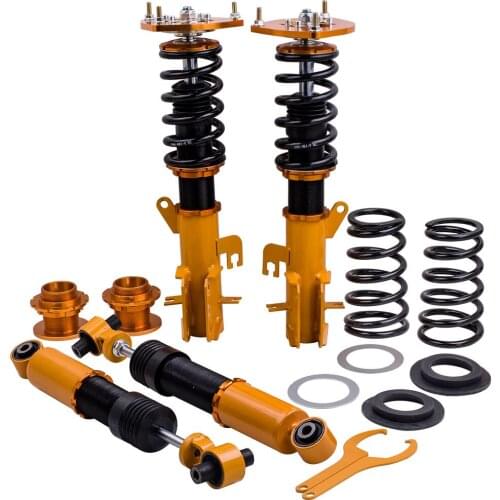 Adj Height Coilovers Kits for Nissan Sentra B16 2007-2012 Shock Absorbers Golden