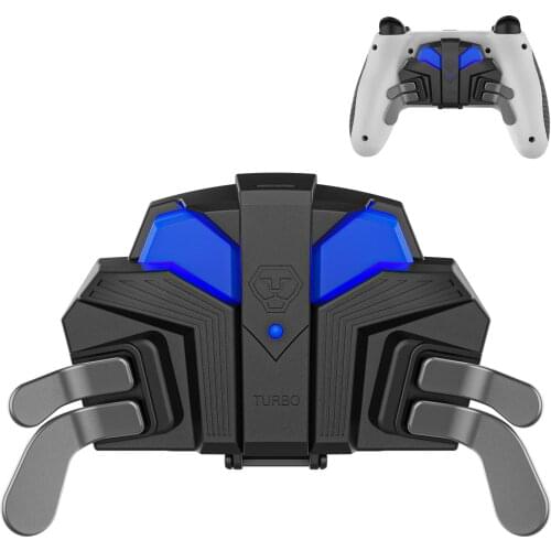 Newest Metal material gamepad back with Extended key Turbo For PS4 SLIM PS4 Pro controller adapter with Mods and Elite paddies