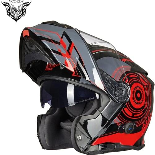 Vcoros T271 Modular Waterproof BlueTooth Man Woman Flip Up casco moto MotocycleHelmet capacete de motocicleta casque moto