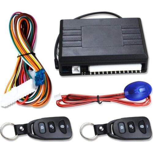 New12V Car Remote Central Door Lock Keyless System Remote Control Car Alarm Systems Central Locking with Auto Remote Central Kit