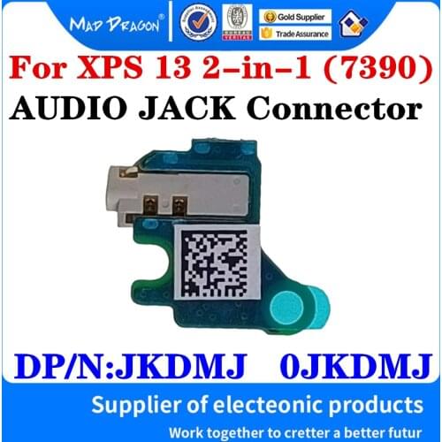 New original JKDMJ 0JKDMJ For Dell XPS 13 2-in-1 7390 Laptop Headphone Port Headphone Circuit hole Board Connector AUDIO JACK