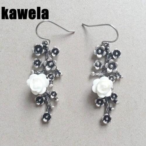 New Vintage Flower Metal Earring