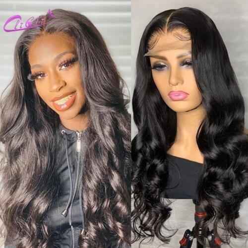 13x4 Hd Lace Frontal Wig Body Wave Closure Wig 4x4 Lace Closure Wig Human Hair Transparent Lace Wig 30 Inch Wig With Baby Hair