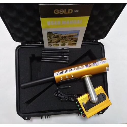 Real Gold AKS 6 Antennas with Removable 9V BatterIes For Underground Detect Gold Silver Gem Diamond