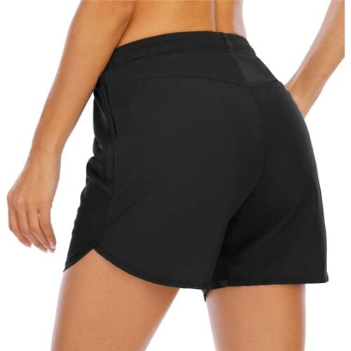 Running Shorts Women Both Side Pocket Mesh Breathable Ladie Girl Short Solid Seamless Yoga Shorts Workout Gym Shorts Sportswear