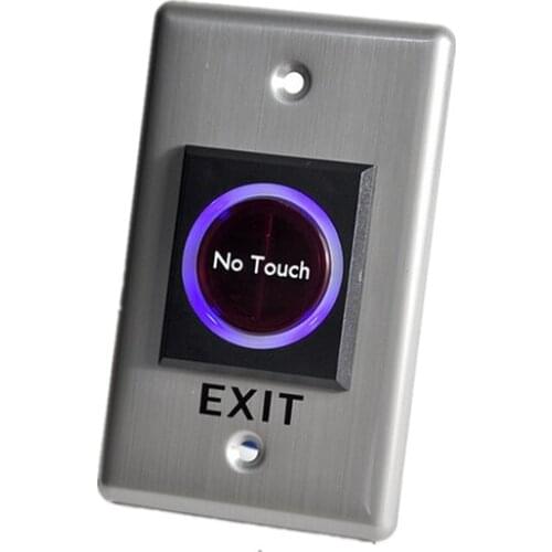IP-55 No touch 304 type Stainless steel Infrared Door Release exit button for door access control system