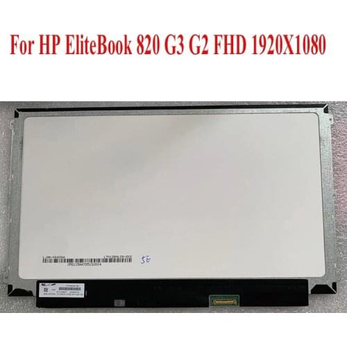 12.5"LED LCD Screen B125HAN02.0 NV125FHM-N62 LTN125HL05 For HP EliteBook 820 G3 G2 FHD 1920X1080 Display 30PINS