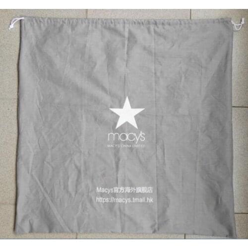 High quality cotton jewelry gift pouch custom 21*35cm drawstring pouch bag with logo free shipping for gift storage packaging