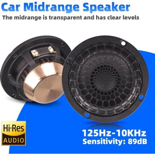 Threeaudio High quality car stereo high fidelity midrange 3.5 inch full range speaker car door car audio music stereo tweeter