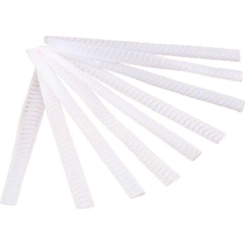 100pcs/pack Free Shipping White MakeUp Cosmetic Brushes Guards Mesh Protectors Cover Professional Makeup Brush Gurads