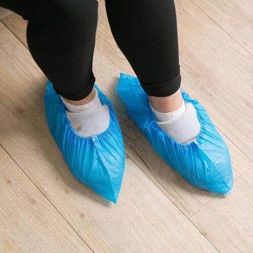 OTHERHOUSE 100Pcs Shoe Covers Waterproof Boot Covers Disposable Thicken Shoe Cover Household Carpet Protection Floor Protector