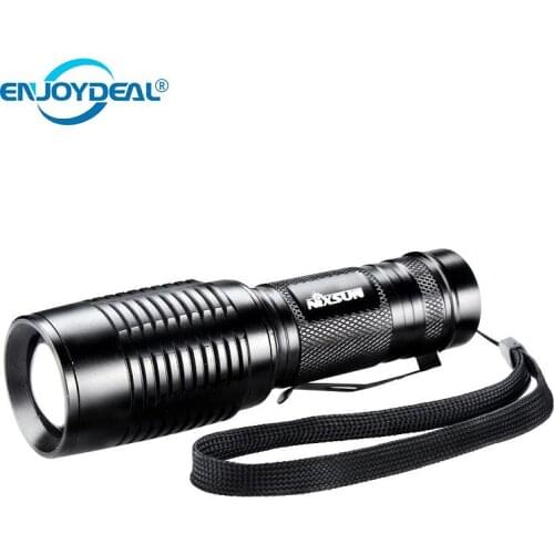 2018 T6 LED 3000 Lumens Zoomable Focus Flashlight Torch Lamp AAA/18650 Battery For Outdoor Hunting Camping Lamp F0