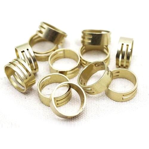 5pcs Brass Jump Ring Opening Closing Finger For Jewelry Making Handmade DIY