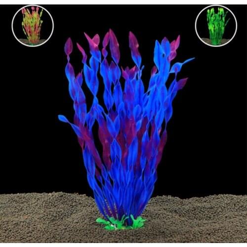 Grass Aquarium Plants Aquarium Decoration Artificial Plastic Water Plant Grass Aquarium Decorations Plants Fish Tank Ornament