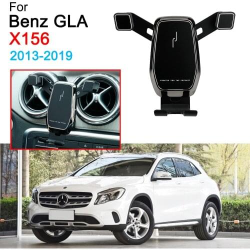 Car Mobile Phone Support Bracket Air Vent Mount Gravity Call Phone Holder for Benz GLA X156 Accessories 2013-2019