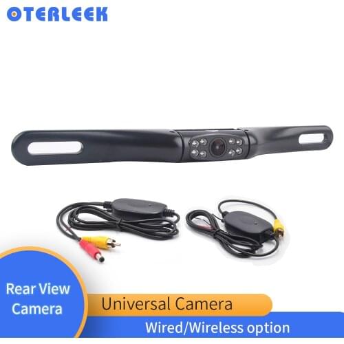 8LED Lights Number Plate Car Reversing Back Camera With Good Night Vision Waterproof Camera