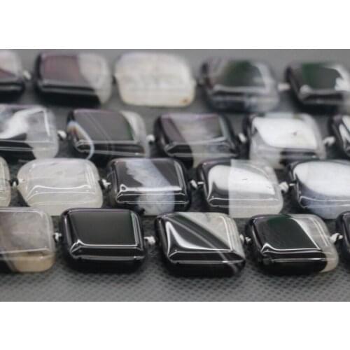 CYW 2018 Natural Black Stone Beads, 12pcs Druzy Faceted GemsStone DIY Necklace Connector, Free shipment, 15.5inch Full Strand