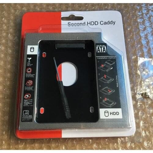 New 2nd HDD Caddy 9.5mm SATA 2.5'' SSD Hard Drive Case For Sony Vaio 15 Svf15 svf15a1m2es