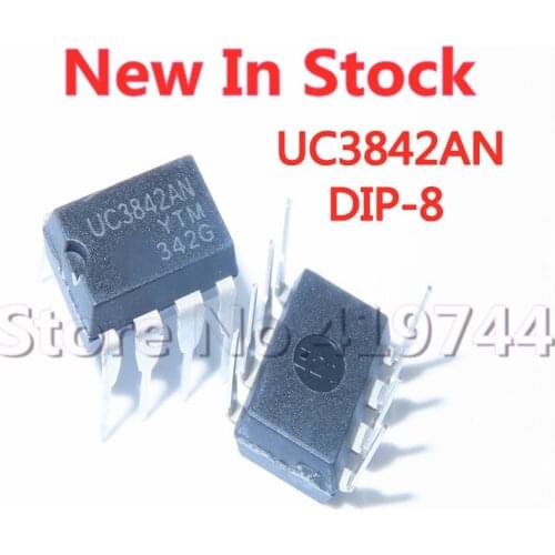 5PCS/LOT UC3842AN UC3842 3842AN DIP-8 current mode PWM pulse width modulator chip In Stock NEW original IC