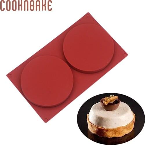 COOKNBAKE Round Resin Silicone Mold Cake Molds for Coaster Mold Eggs Bakeware Baking Molds Mousse Cake French Dessert Candy Soap