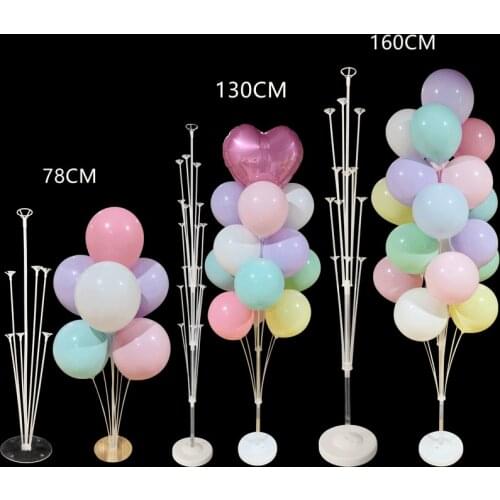 7/13/19 Tubes Balloons Stand Ballon Holder Column Birthday Party Decorations Kids Adult Baby Shower Wedding Decoration Supplies
