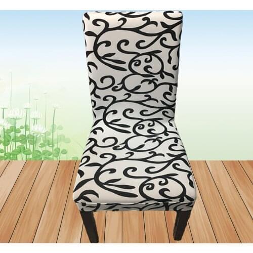 Cheap Removable Spandex Dining Chair Cover Seat Slipcover Restaurant Home Party Wedding Decoration Chair Covers Stretch