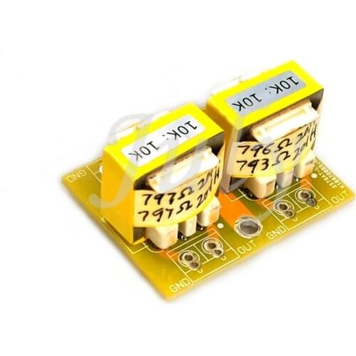 E19 Permalloy 10K: 10K audio signal isolation transformer, 20HZ ~ 160KHZ -0.8DB, digital taste buster