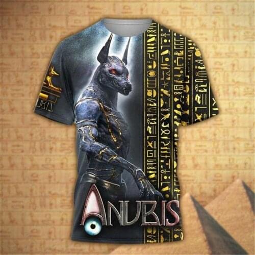 CLOOCL Brand T-shirt Ancient Egypt Gods Goddesses Pharaoh Tee Shirt 3D Print Short Sleeve Gym T Shirts Men Women Plus Size Tops