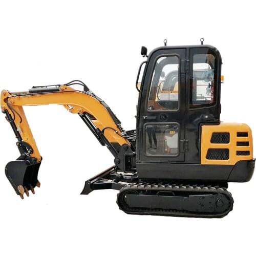 China Brand 3 Ton Mini Excavators & Crawler Excavator With Closed Cabin