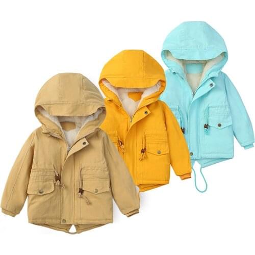 LZH Baby Girls Jacket 2021 Autumn Winter Jacket For Girls Warm Outerwear Coat Kids Boys Jacket Children Clothes 3 4 5 6 7 8 Year