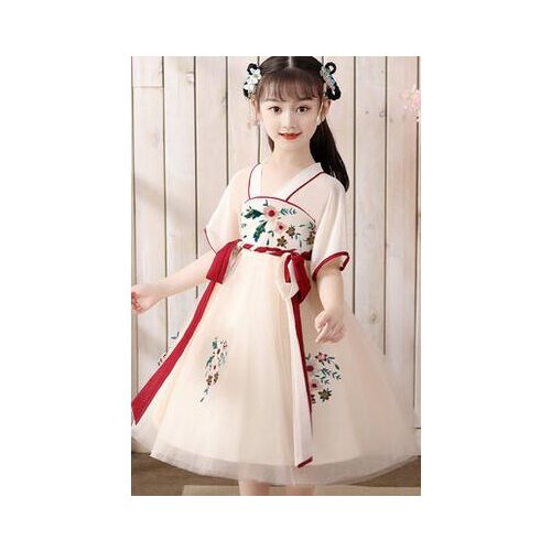 Girls' summer dresses 2021 new childrens summer dresses, hanfu girls, princess dresses, childrens dresses, summer Lolita dress