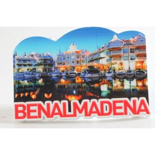 Fridge magnet benalmadena spain building design