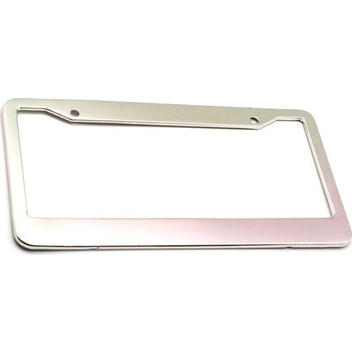 Metal Aluminium Anodized Cars License Plate Frame Holder Blank Waterproof New