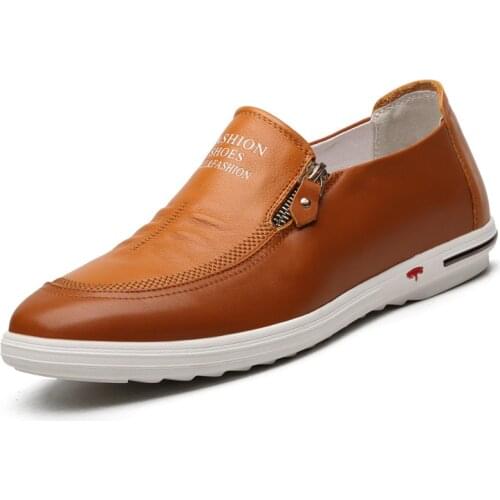 2019 New Mens Casual Business Soft Bottom Driving Leather Shoes Sneakers Loafers Zapatos De Hombre Men Loafer Shoes