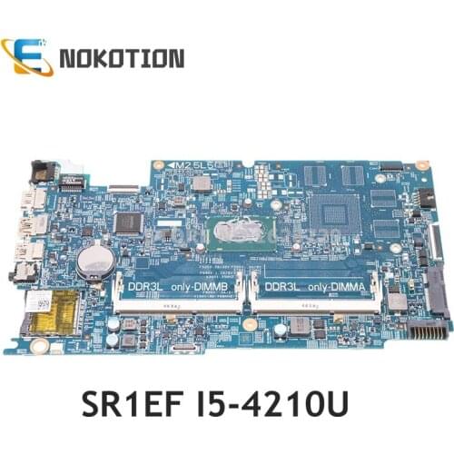 NOKOTION for DELL Inspiron 15 7537 laptop motherboard SR1EF I5-4210U DDR3L CN-0K58JN 0K58JN K58JN DOH50 MB 12311-2 KJ7NX