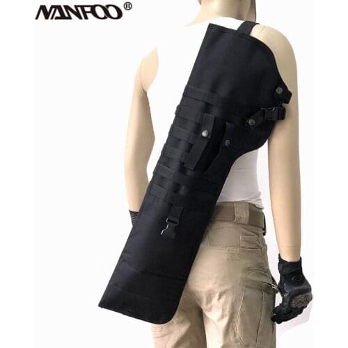 New Hunting Gun Holster Tactical Rifle Single Shoulder Bag Long Square Foldable Gun Carry Bag Durable Nylon Gun Protection Bag