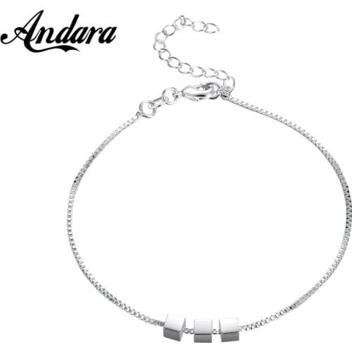 New 925 Silver Bracelet Fashion Simple and Exquisite Silver Bracelet for Woman Wedding Wedding Jewelry Gift