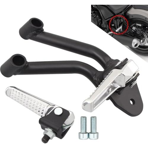 Rear Foot Rests Pegs Pedal Back Passenger Footpeg Crankset Assembly w/ Mounting Kit it For 17-18 Rebel CMX 300/500 Models