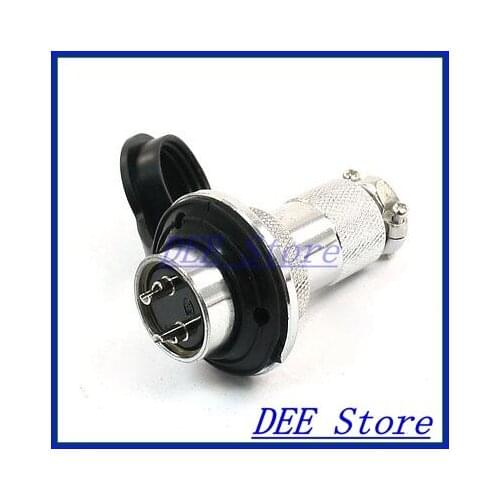 P20-2 Core 20mm 2 Pin Stepper Motor Aviation Cable Connector Plug