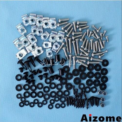 Motorcycle Complete Fairing Bolt Kit Body Screws For Yamaha YZF-R1 YZF R1 2004-2006 Body Fairing Washers Fastener Fixation Kit